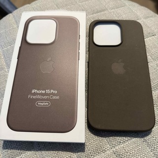 アップル MagSafe iPhone15 Pro ファインウーブンケース トー(モバイルケース/カバー)