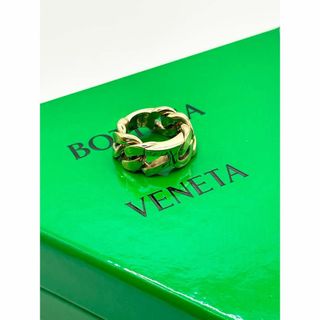 ボッテガヴェネタ(Bottega Veneta)の【新品未使用】BOTTEGA VENETA リング　指輪　ゴールド　R(リング(指輪))