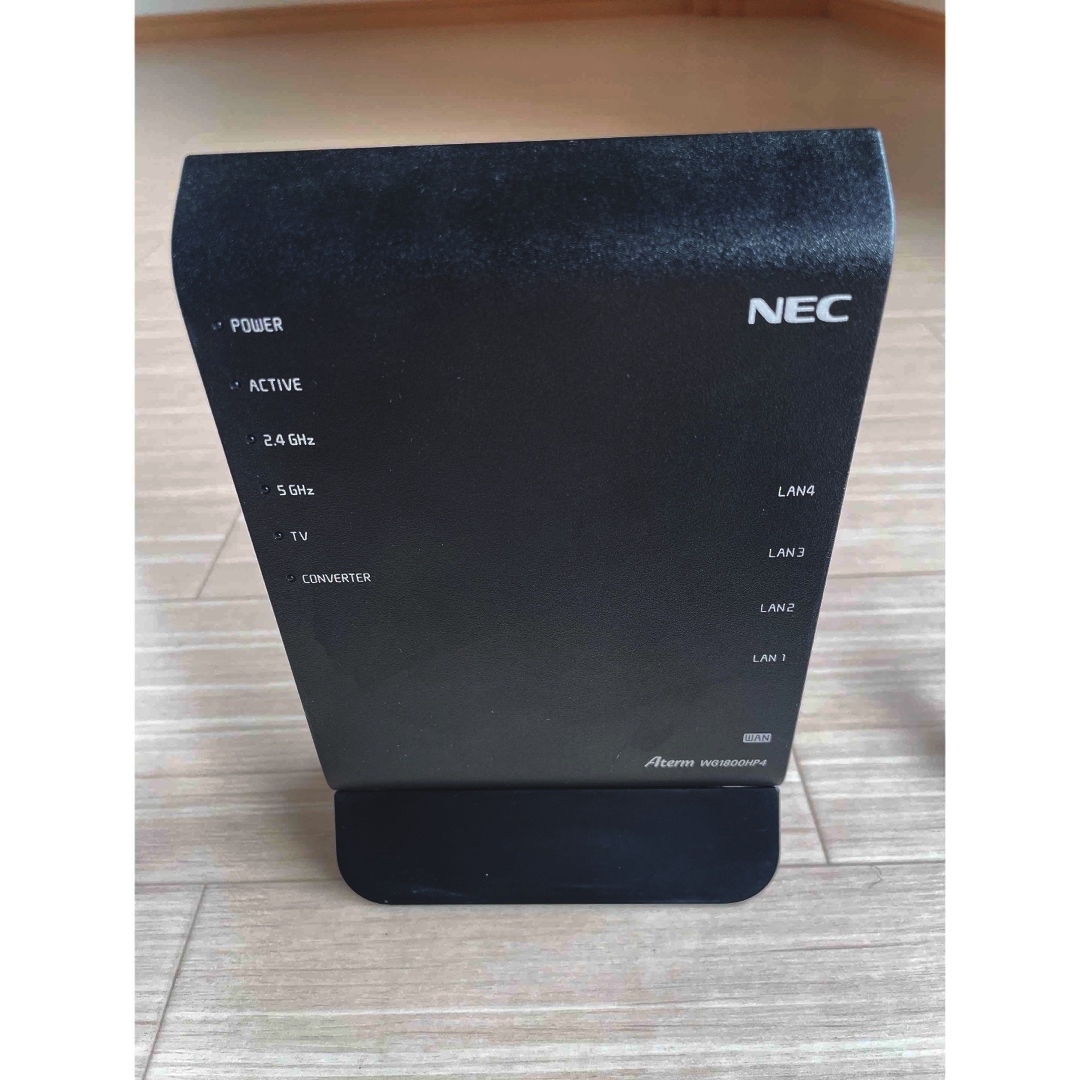 NEC(エヌイーシー)のAtem WG1800HP4 NEC Wi-Fi ルーター　無線ルーター スマホ/家電/カメラのPC/タブレット(PC周辺機器)の商品写真