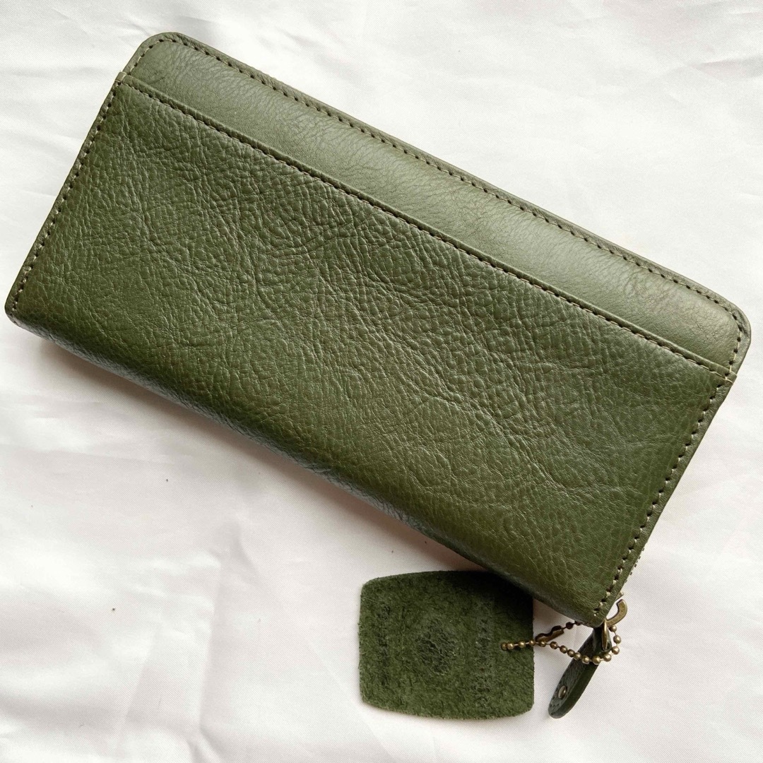 SNOOPY(スヌーピー)のスヌーピー長財布 緑 レディースのファッション小物(財布)の商品写真
