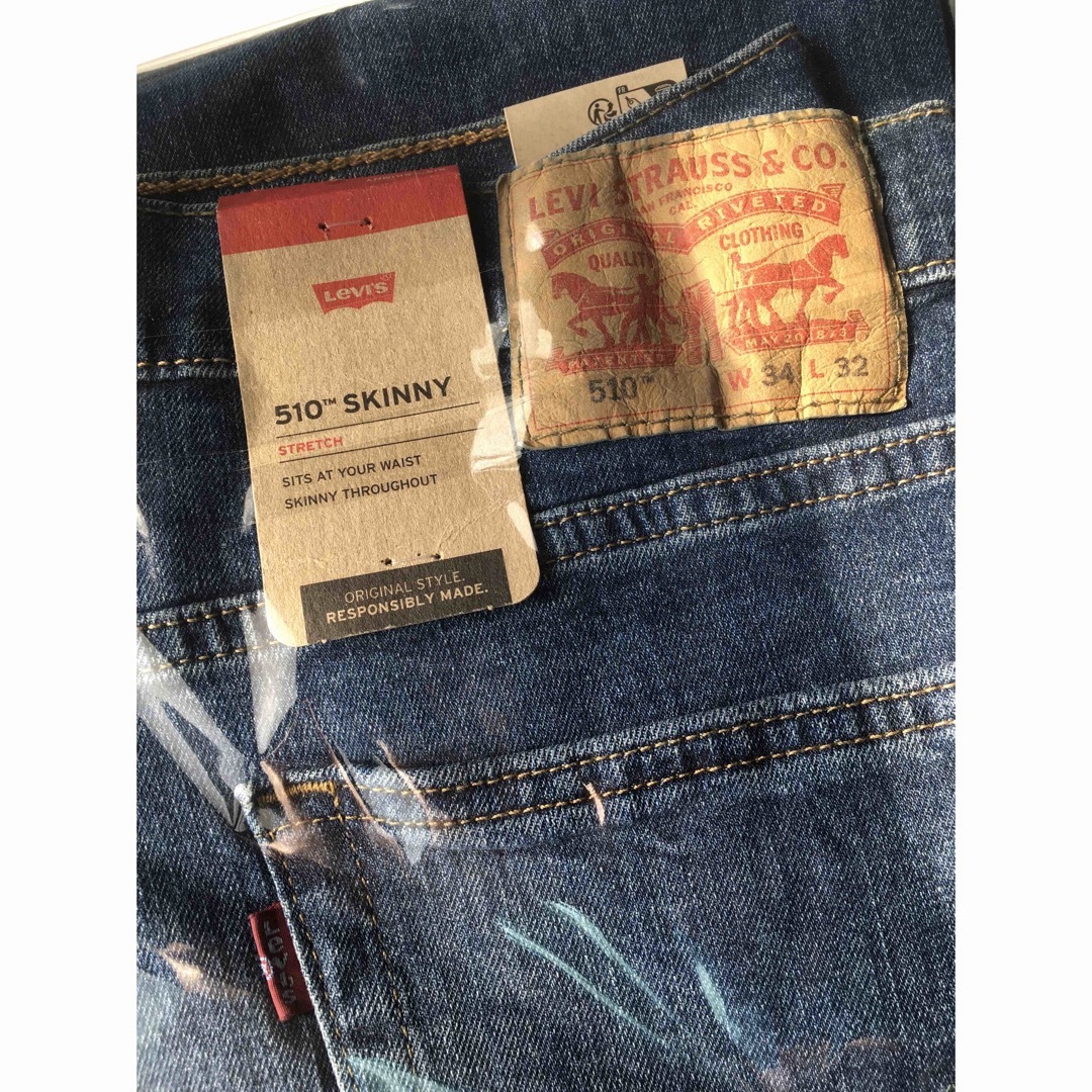 Levi's(リーバイス)の【Levi's／リーバイス】510 スキニージーンズ デニム ストレッチ W34 メンズのパンツ(デニム/ジーンズ)の商品写真