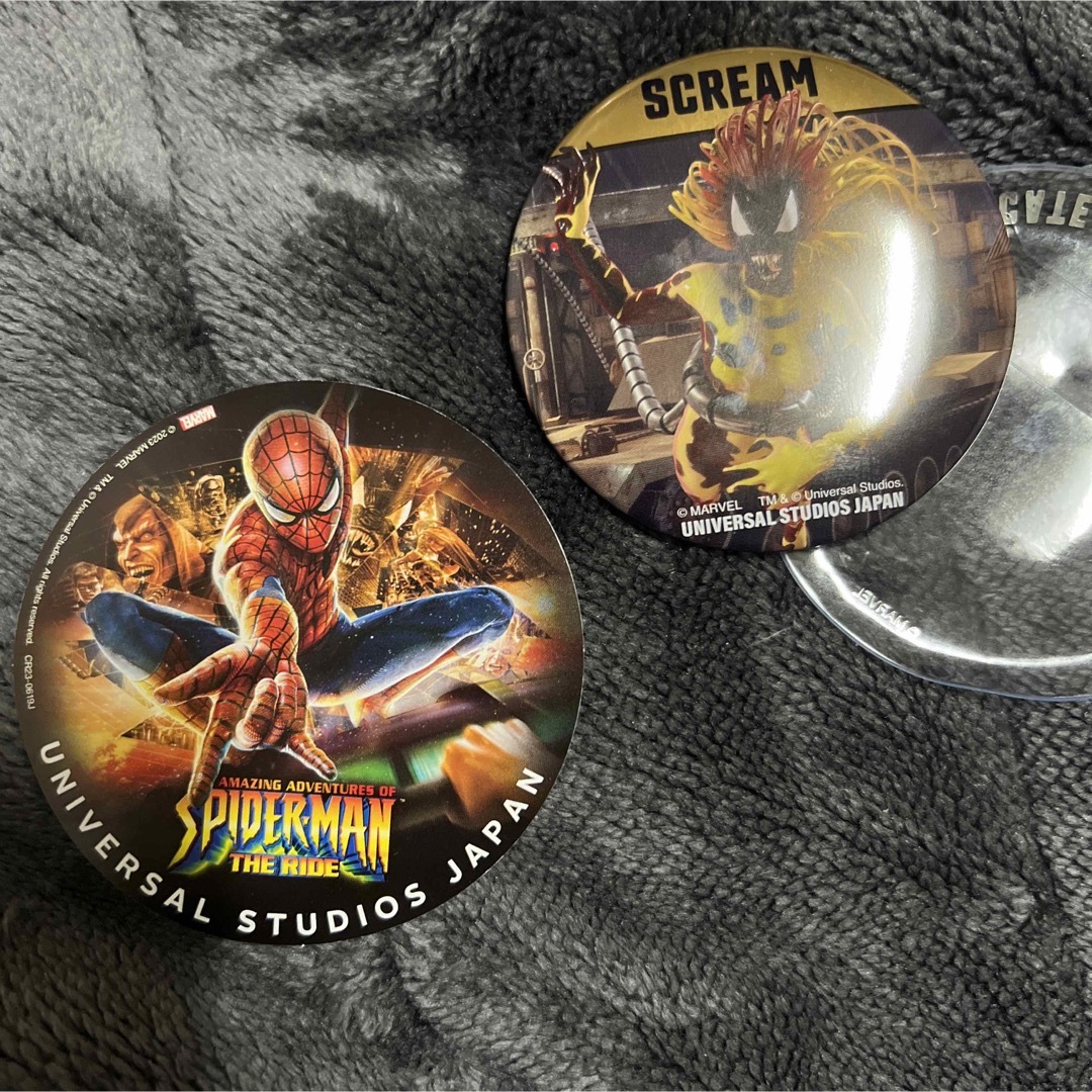 USJ限定 スパイダーマン ザライド ファイナル ランダム缶バッジ USJ限定 スパイダーマン ザライド ファイナル ランダム缶バッジ