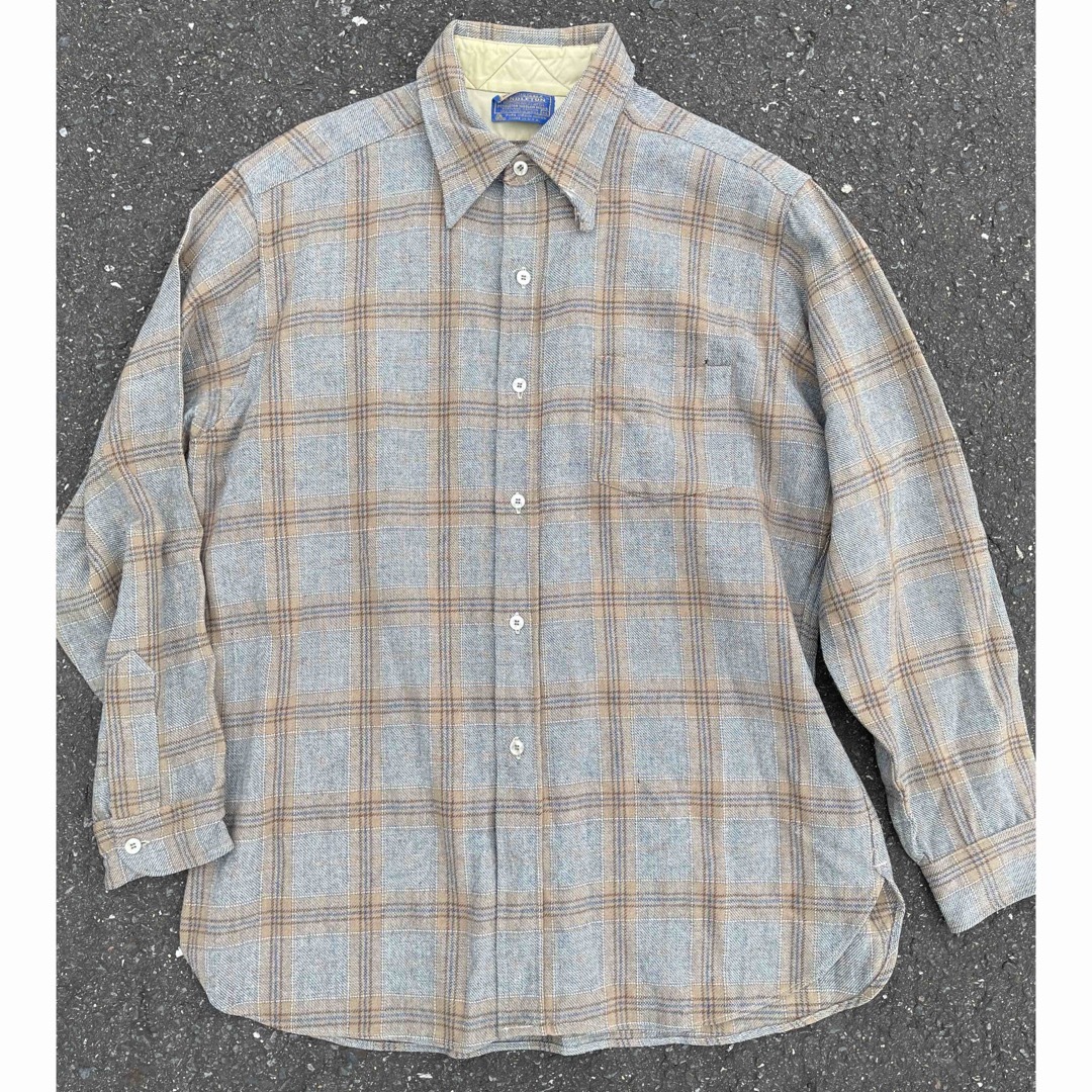 PENDLETON(ペンドルトン)の70s ペンドルトン　USA ウールシャツ　USA製　ビンテージ　古着　オンブレ メンズのトップス(シャツ)の商品写真