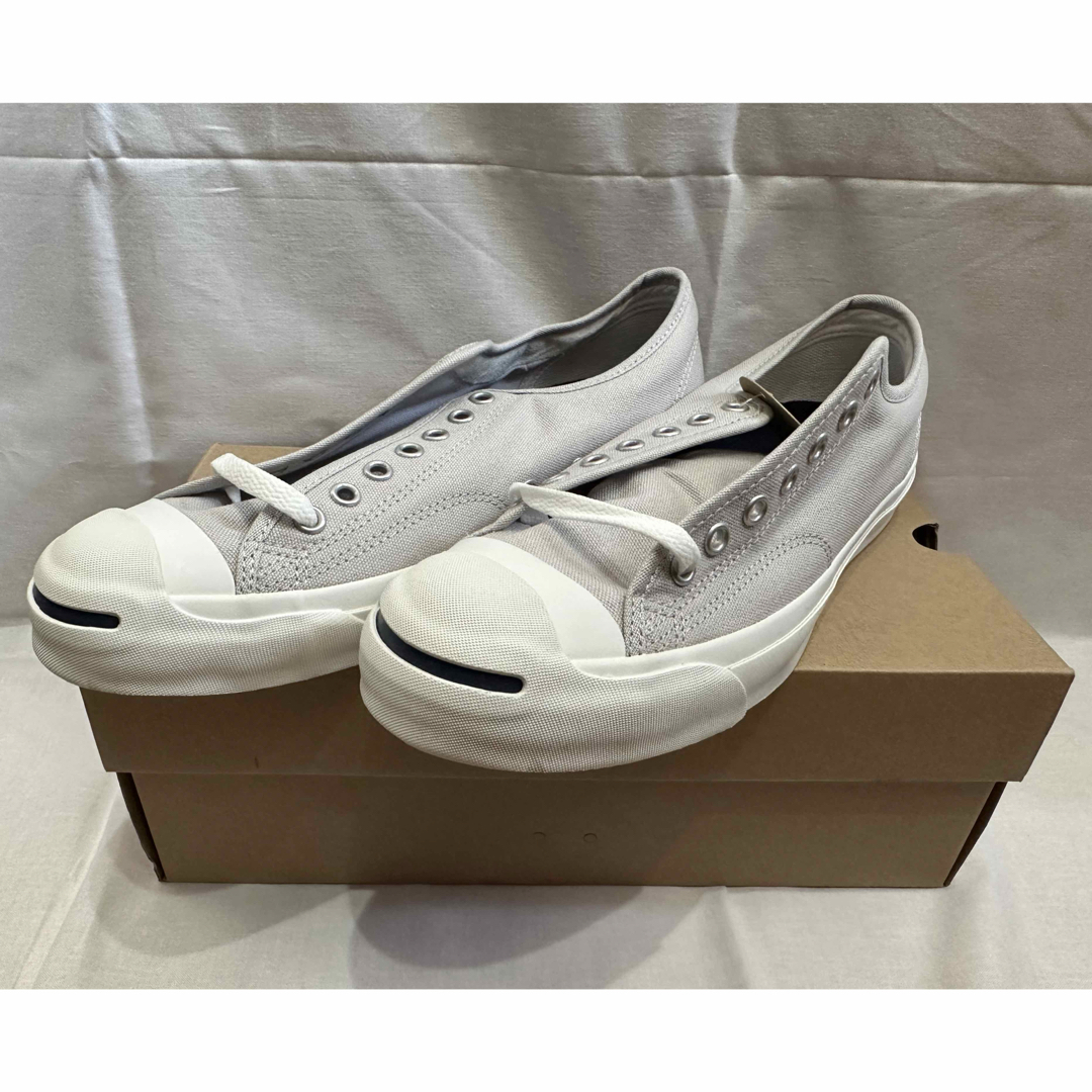 CONVERSE(コンバース)のコンバース ジャックパーセル ライトグレー 27.5cm メンズの靴/シューズ(スニーカー)の商品写真