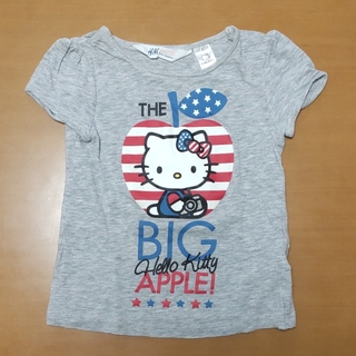 エイチアンドエム(H&M)のキティちゃん 半袖Tシャツ90〜100サイズ(Tシャツ/カットソー)