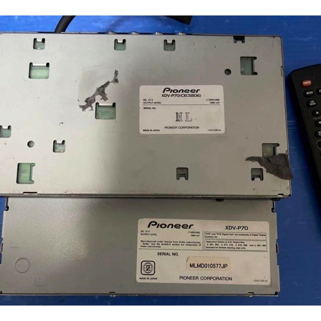 Carrozzeria カロッツエリアXDV-P70 6連DVDチェンジャー Carrozzeria カロッツエリアXDV-P70 6連DVDチェンジャー