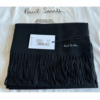 Paul Smith - ポールスミス　マフラー　WOOL100％/ブラック