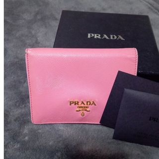 プラダ(PRADA)のお値下げ！PRADA サフィアーノ2つ折財布(財布)