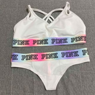 ヴィクトリアズシークレット(Victoria's Secret)の【NO.1】VS PINK ブラ＆ショーツセット(その他)