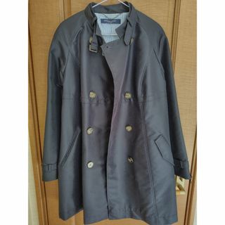 マックスマーラ(Max Mara)のマリナリナルディ【大きい】スタンドカラー　コート　黒(その他)