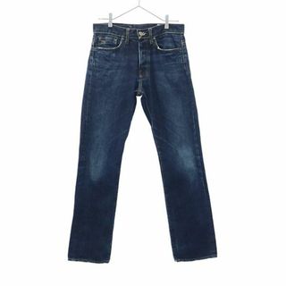 ジースター(G-STAR RAW)のジースターロウ 3301 ストレート デニムパンツ w29 ネイビー G-STAR RAW ボタンフライ ジーンズ メンズ 【中古】  【240102】(ワークパンツ/カーゴパンツ)