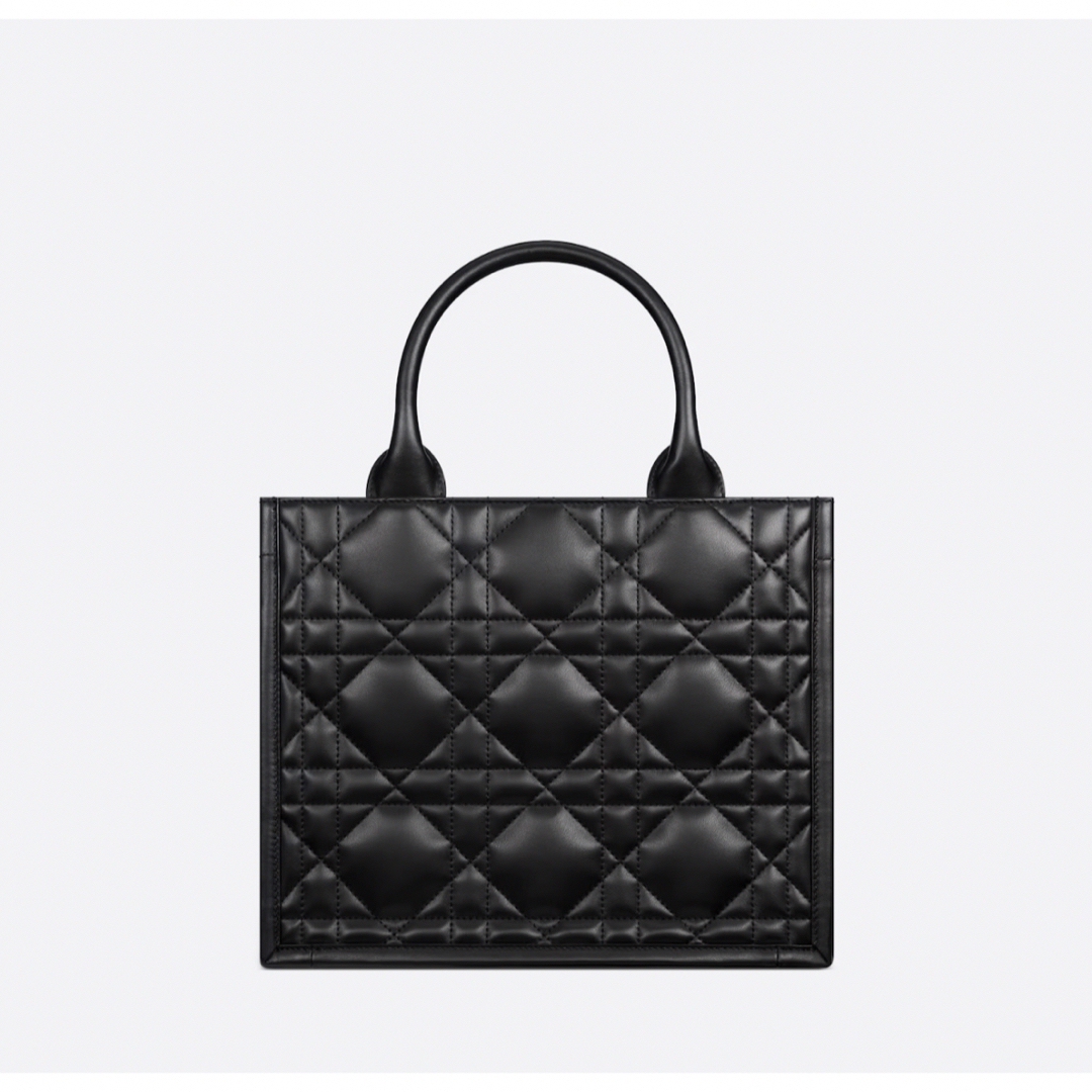 最新作 新品 DIOR BOOK TOTE スモールバッグ カナージュ ブラックブックトート