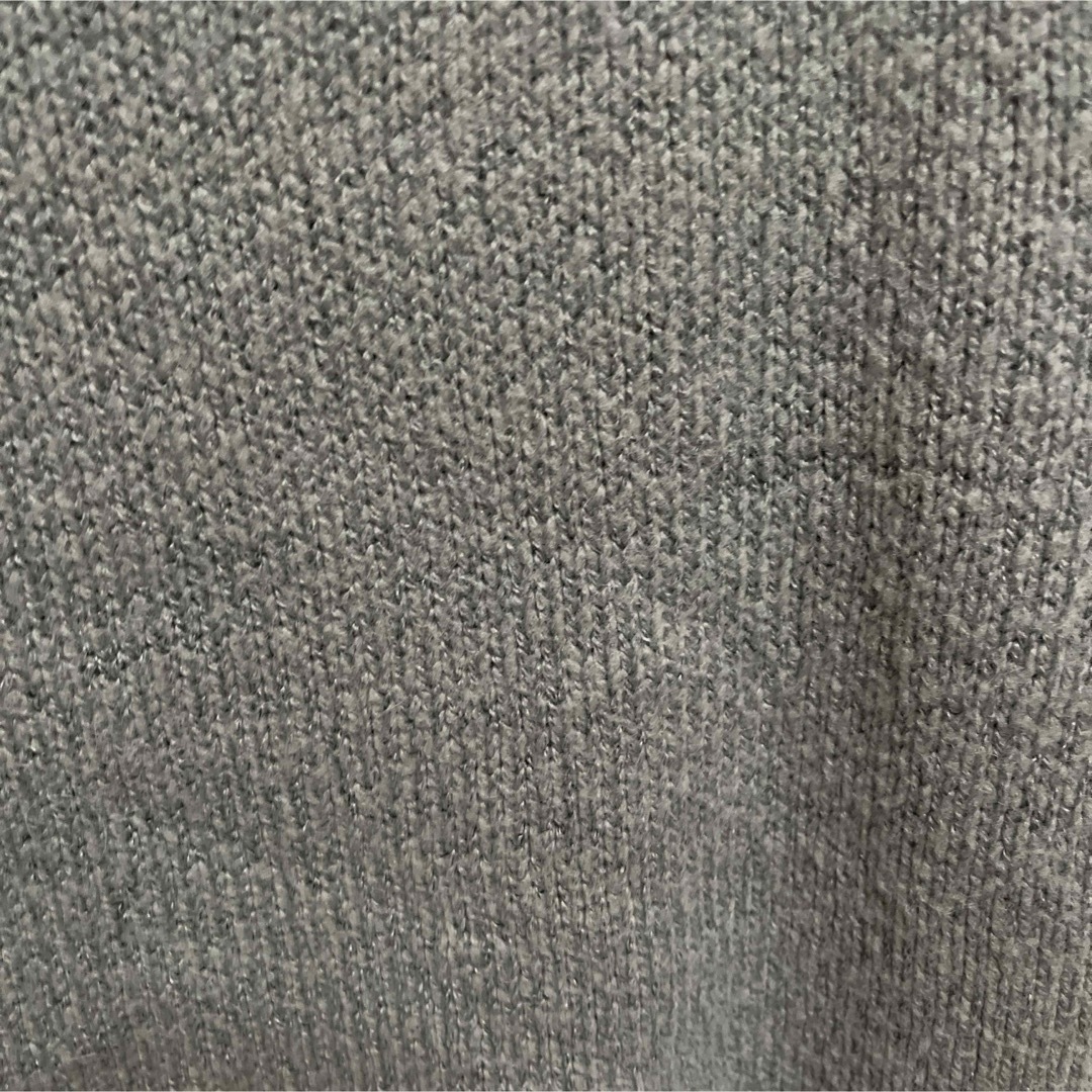chocol raffine robe(ショコラフィネローブ)のショコラフィネローブ　グレーニット　アルパカ　冬物　編み上げ レディースのトップス(ニット/セーター)の商品写真
