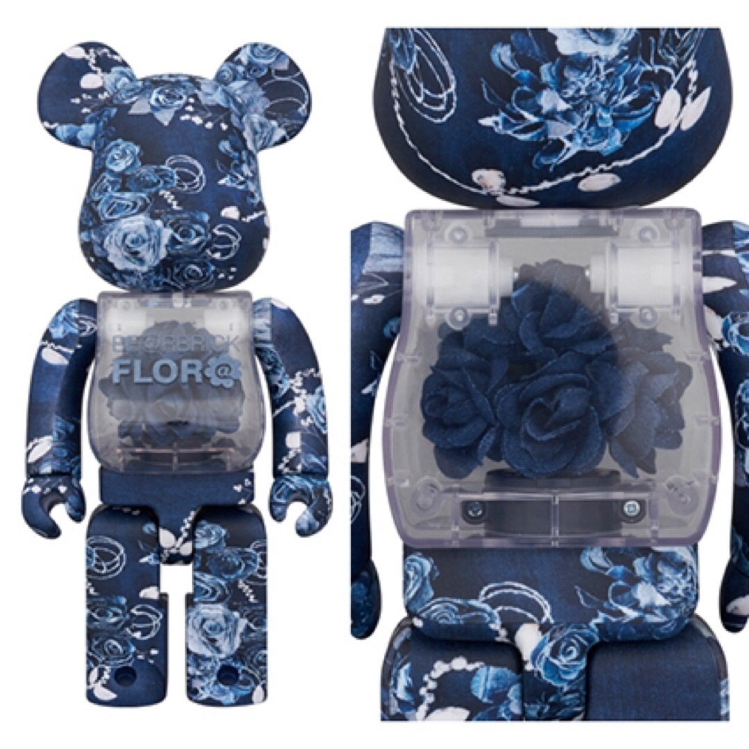 MEDICOM TOY - 2G限定 FLOR@ DENIM 400%ベアブリック/未開封の MEDICOM TOY - 2G限定 FLOR@ DENIM 400%ベアブリック/未開封の