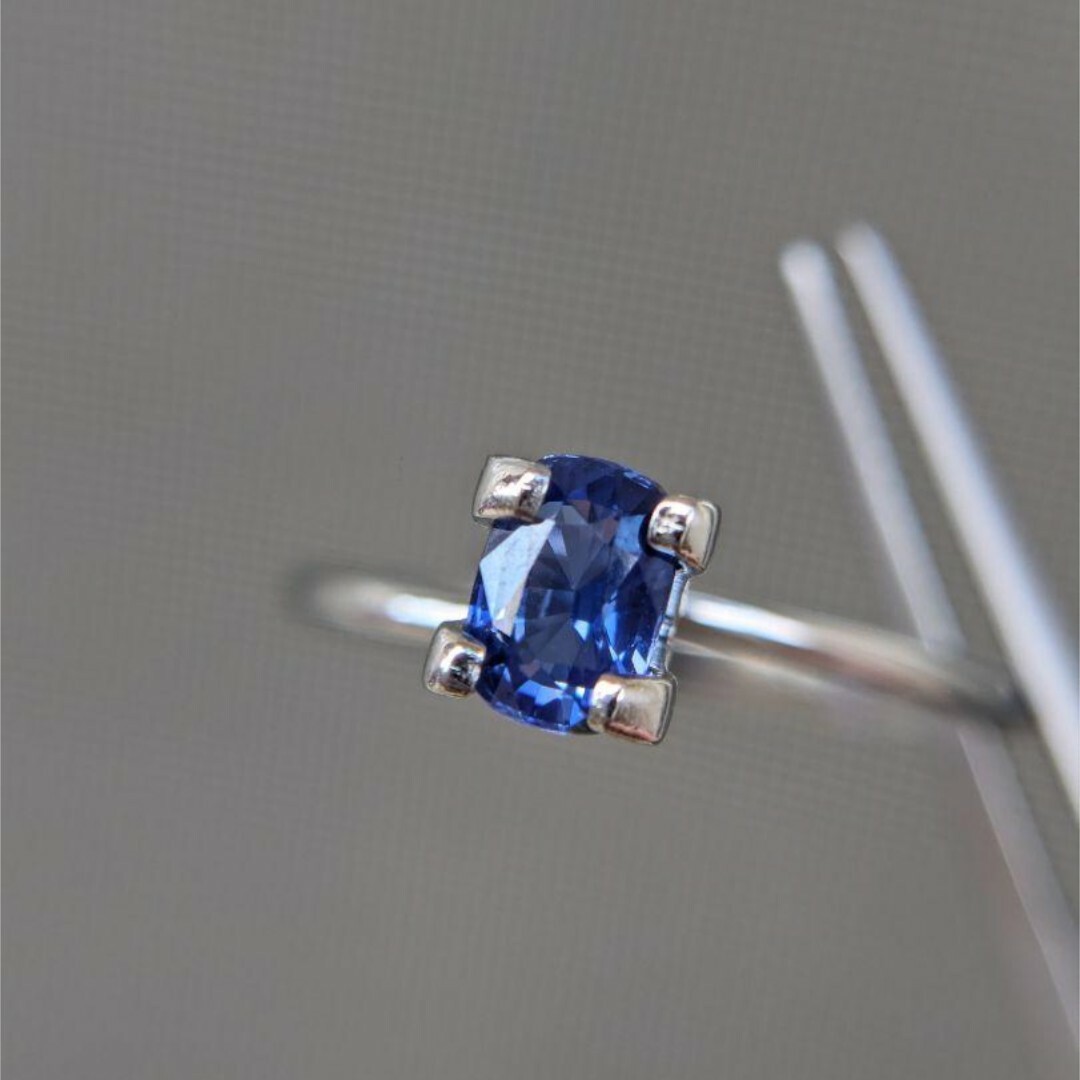 非加熱 0.72ct 〜Uru〜 コーンフラワーブルーサファイア レディースのアクセサリー(ネックレス)の商品写真