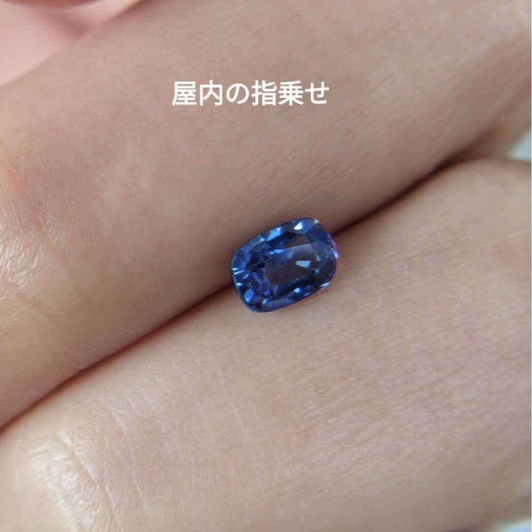 非加熱 0.72ct 〜Uru〜 コーンフラワーブルーサファイア レディースのアクセサリー(ネックレス)の商品写真