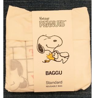 バグゥ(BAGGU)のBAGGU x Peanuts snoopy スタンダードサイズ エコバッグ(エコバッグ)