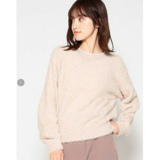 ミッシュマッシュ(MISCH MASCH)のミッシュマッシュ　シャギーニット　ベージュ(ニット/セーター)