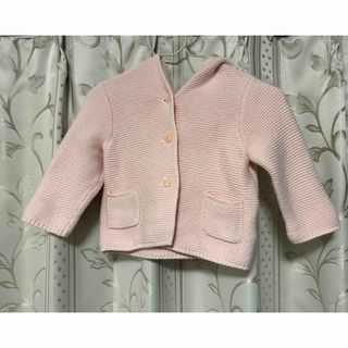 ベビーギャップ(babyGAP)のGAPベビー　くま耳パーカー　6-12m 70サイズ　80サイズ(カーディガン/ボレロ)