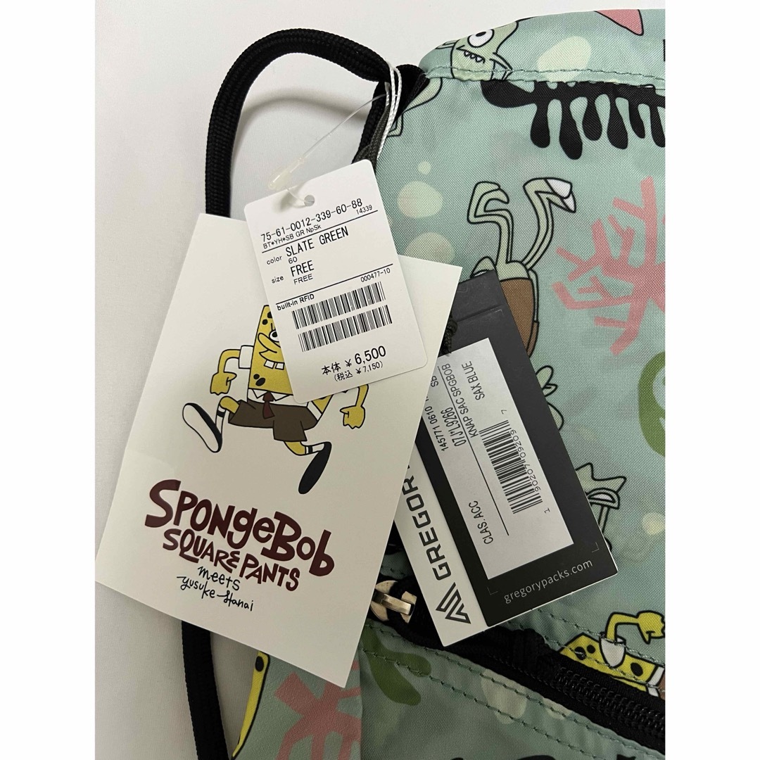 GREGORY グレゴリー EZ SHOPPER とナップザック スポンジボブの通販 by GREGORY グレゴリー EZ SHOPPER とナップザック スポンジボブの通販 by