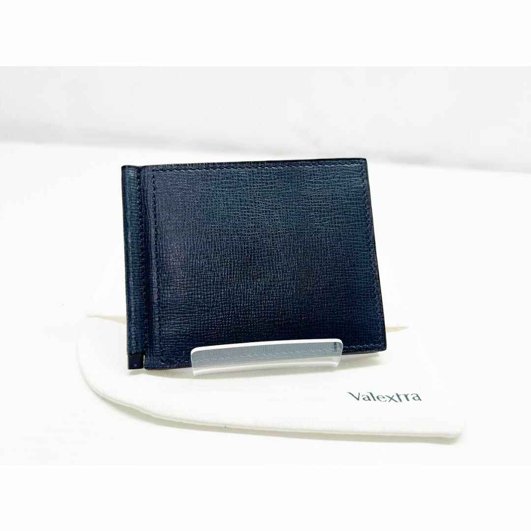 Valextra(ヴァレクストラ)の美品　Valextra　ヴァレクストラ　マネークリップ　カードケース　二つ折り メンズのファッション小物(マネークリップ)の商品写真