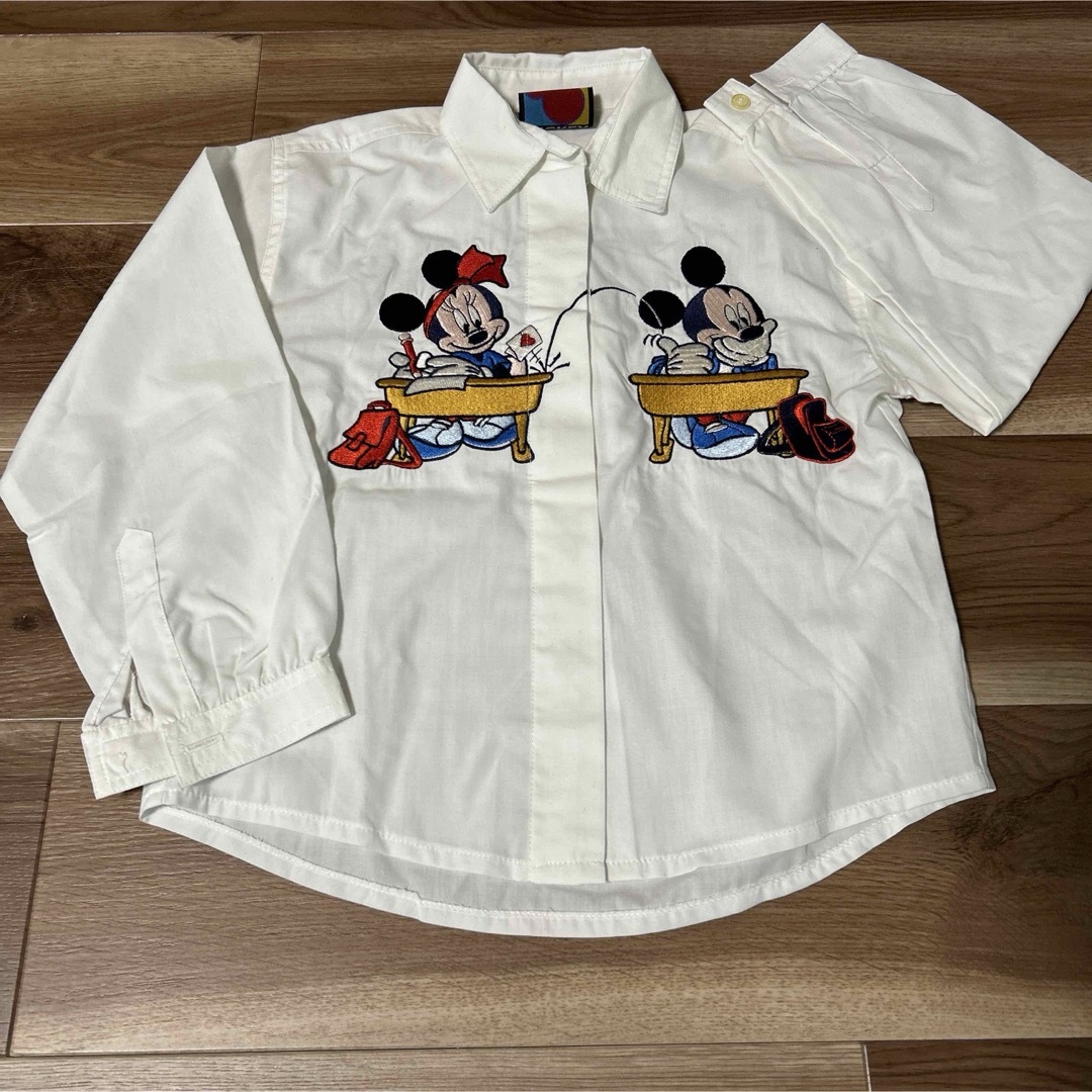 Disney(ディズニー)のMickey Unlimited 刺繍シャツ　キッズ キッズ/ベビー/マタニティのキッズ服女の子用(90cm~)(ブラウス)の商品写真