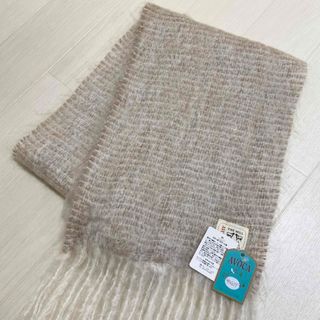 AVOCA - ˚✧₊ 新品 AVOCA アヴォカ イングランド製 エアウール モヘヤマフラー