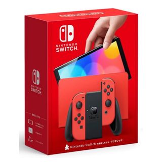 ニンテンドースイッチ(Nintendo Switch)のNintendo Switch 有機EL マリオレッド 新品未使用(携帯用ゲーム機本体)