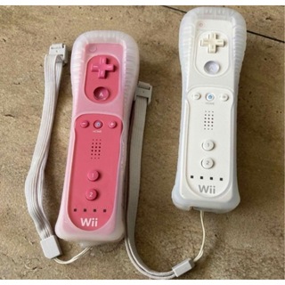 ウィーユー(Wii U)のWii WiiU用 リモコンセット　ピンク　ホワイト(家庭用ゲーム機本体)