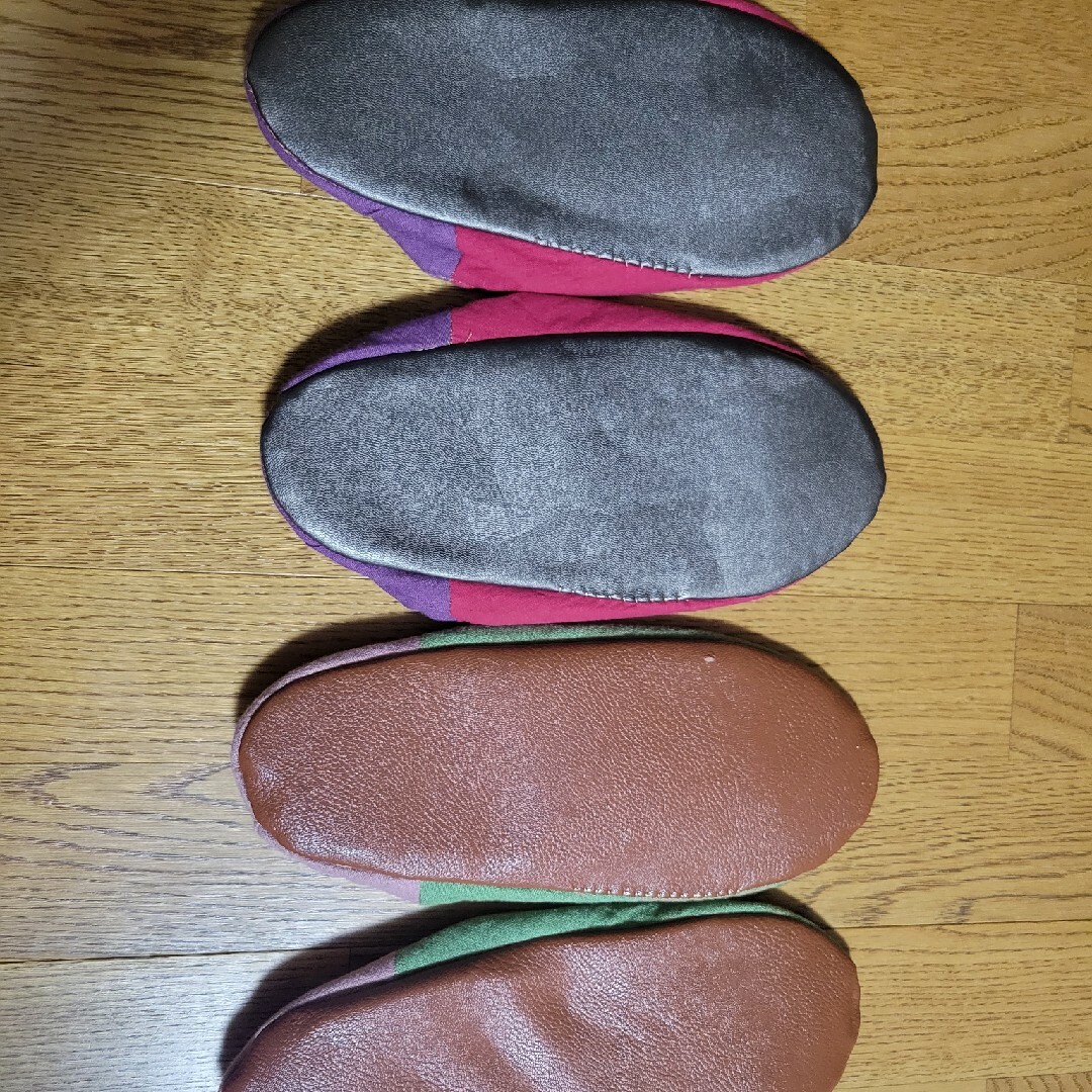 バブーシュ　ハンドメイド　スリッパ レディースの靴/シューズ(スリッポン/モカシン)の商品写真
