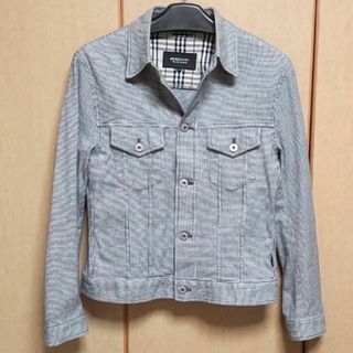 バーバリーブラックレーベル(BURBERRY BLACK LABEL)のBURBERRY BLACK LABEL 千鳥柄 ジャケット Mサイズ(Gジャン/デニムジャケット)