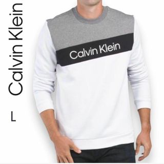 カルバンクライン(Calvin Klein)の海外限定！ カルバンクライン スウェット Lトレーナー トリコロール 三色(スウェット)