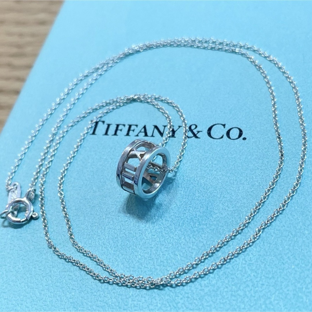 Tiffany & Co.(ティファニー)のティファニー アトラス オープン ペンダント ネックレス スターリング 40cm レディースのアクセサリー(ネックレス)の商品写真