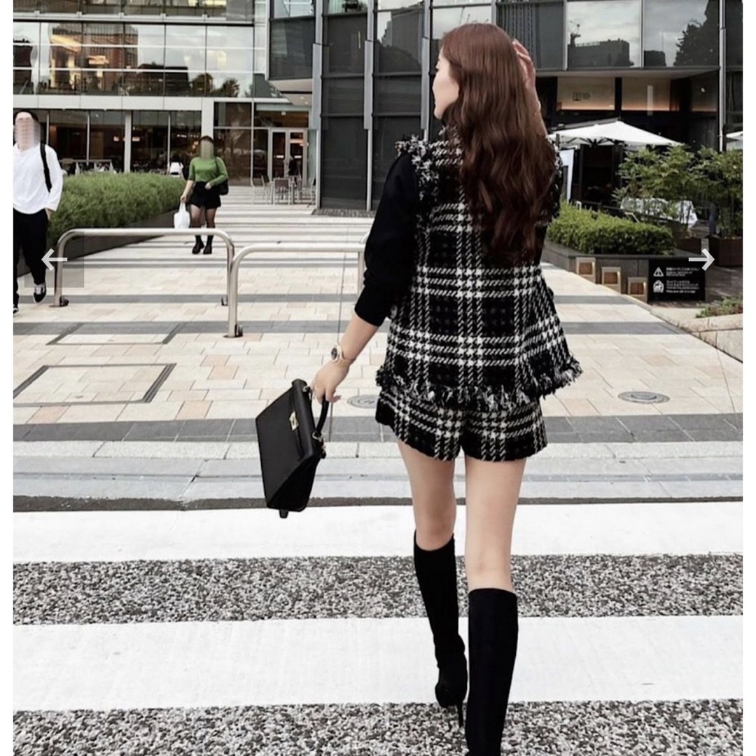 sheller Holidayツイードキュロット S - キュロット sheller Holidayツイードキュロット S - キュロット