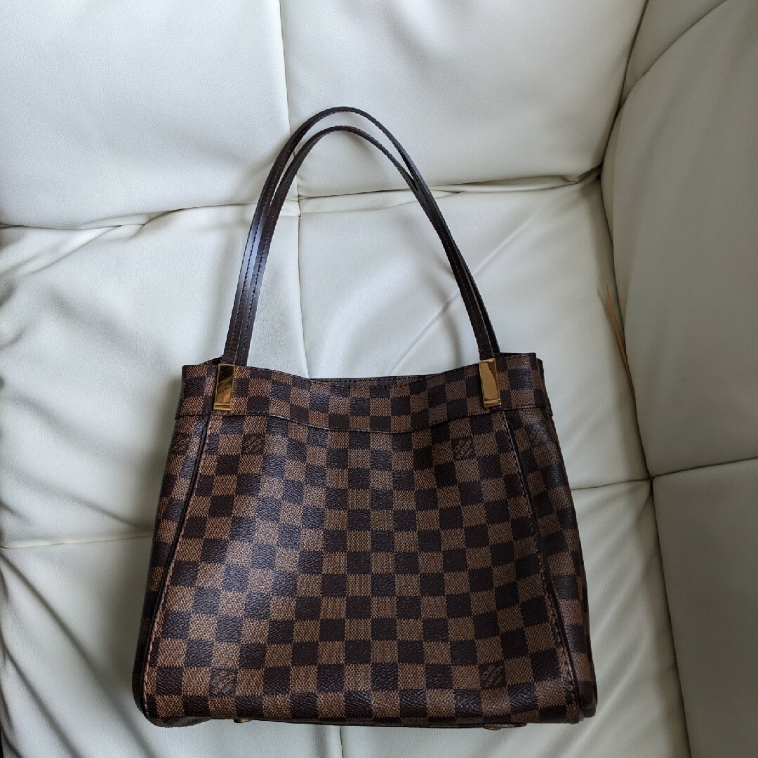 外観美品✨ LOUIS VUITTON マーリボーン ダミエ ハンドバッグカラーブラウン