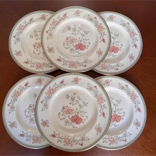 ミントン(MINTON)の【美品】ミントン★ジャスミン★シノワズリ　ディナー皿　6枚(食器)