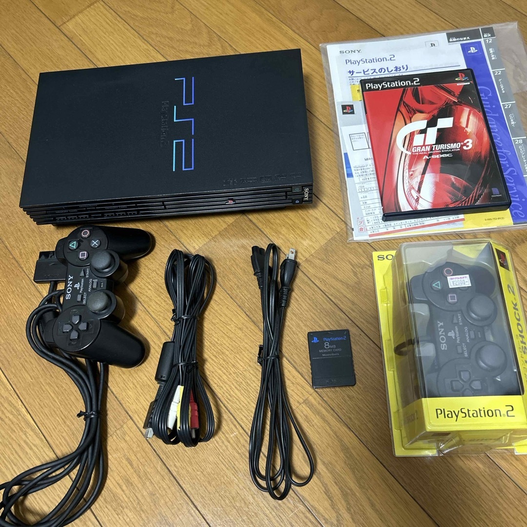 PlayStation2(プレイステーション2)のプレイステーション2 GT3RacingPack  SCPH-35000 エンタメ/ホビーのゲームソフト/ゲーム機本体(家庭用ゲーム機本体)の商品写真