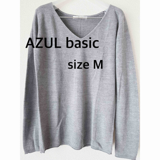 アズールバイマウジー(AZUL by moussy)のm.smi.shi様専用AZUL basic グレー ニット(ニット/セーター)