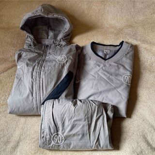 ナイキ(NIKE)の【美品】NIKE total90中綿ジャケット ジャージ上下セット XL グレー(ジャージ)