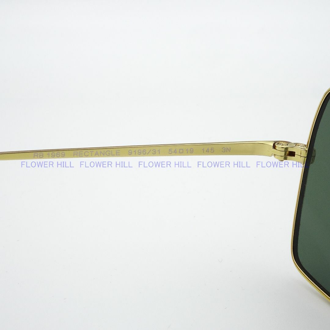 Ray-Ban(レイバン)のレイバン サングラス RB1969 9149/31 RECTANGLE ゴールド メンズのファッション小物(サングラス/メガネ)の商品写真