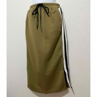 enof / nylon skirt / khaki完売品