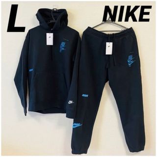 ナイキ(NIKE)のナイキ NSW エッセンシャル クルー & パンツ スウェット 上下 セット　L(パーカー)