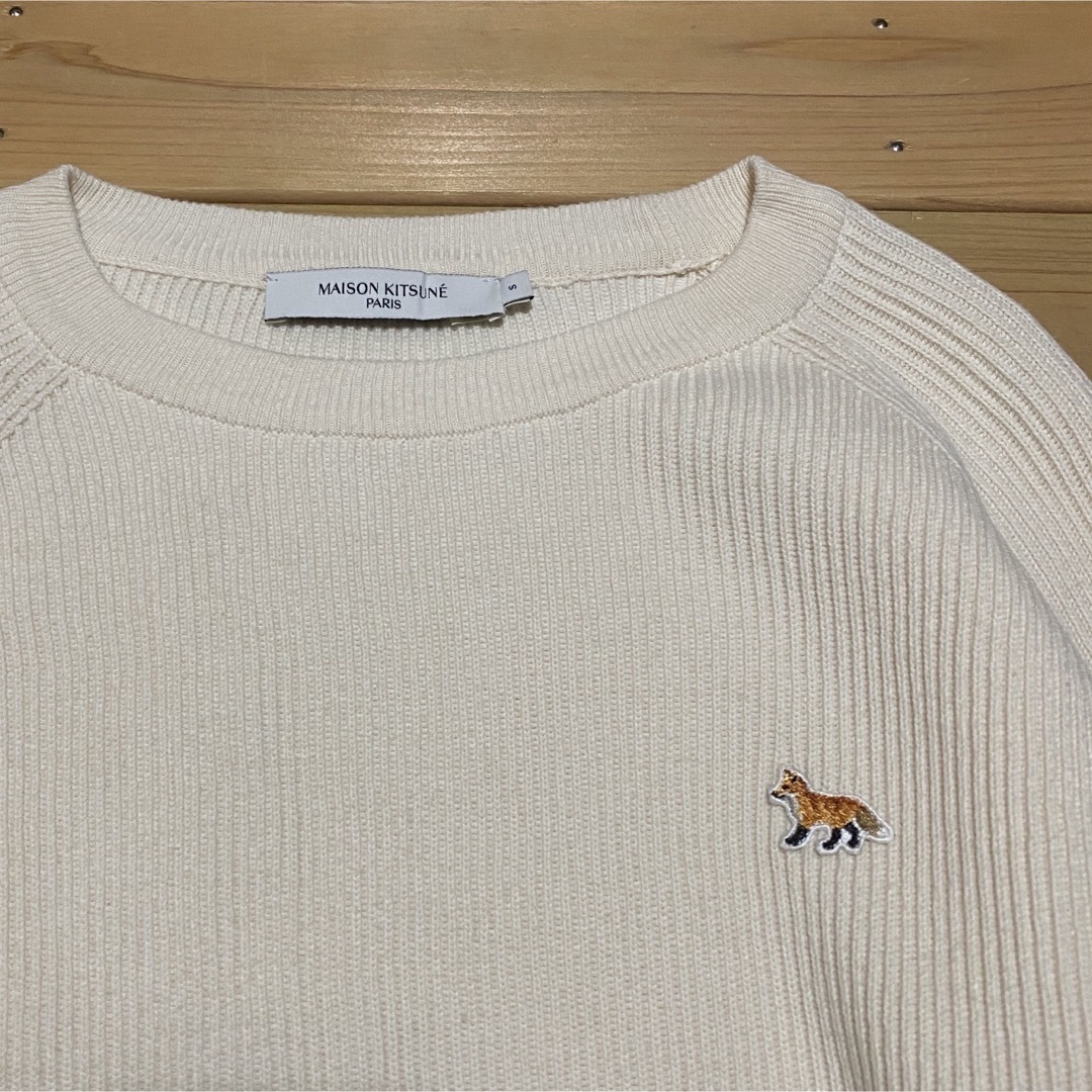 MAISONKITSUNEフォックス　パッチ　ニット　セーター　MAISON KITSUNE メゾンキツネ