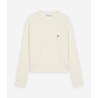 メゾンキツネ(MAISON KITSUNE')のフォックス　パッチ　ニット　セーター　MAISON KITSUNE メゾンキツネ(トレーナー/スウェット)