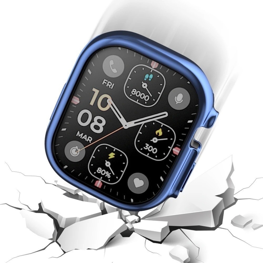 Apple Watch(アップルウォッチ)のAppleWatch アップルウォッチ ケース カバー TPU ブルー 42 スマホ/家電/カメラのスマホアクセサリー(モバイルケース/カバー)の商品写真