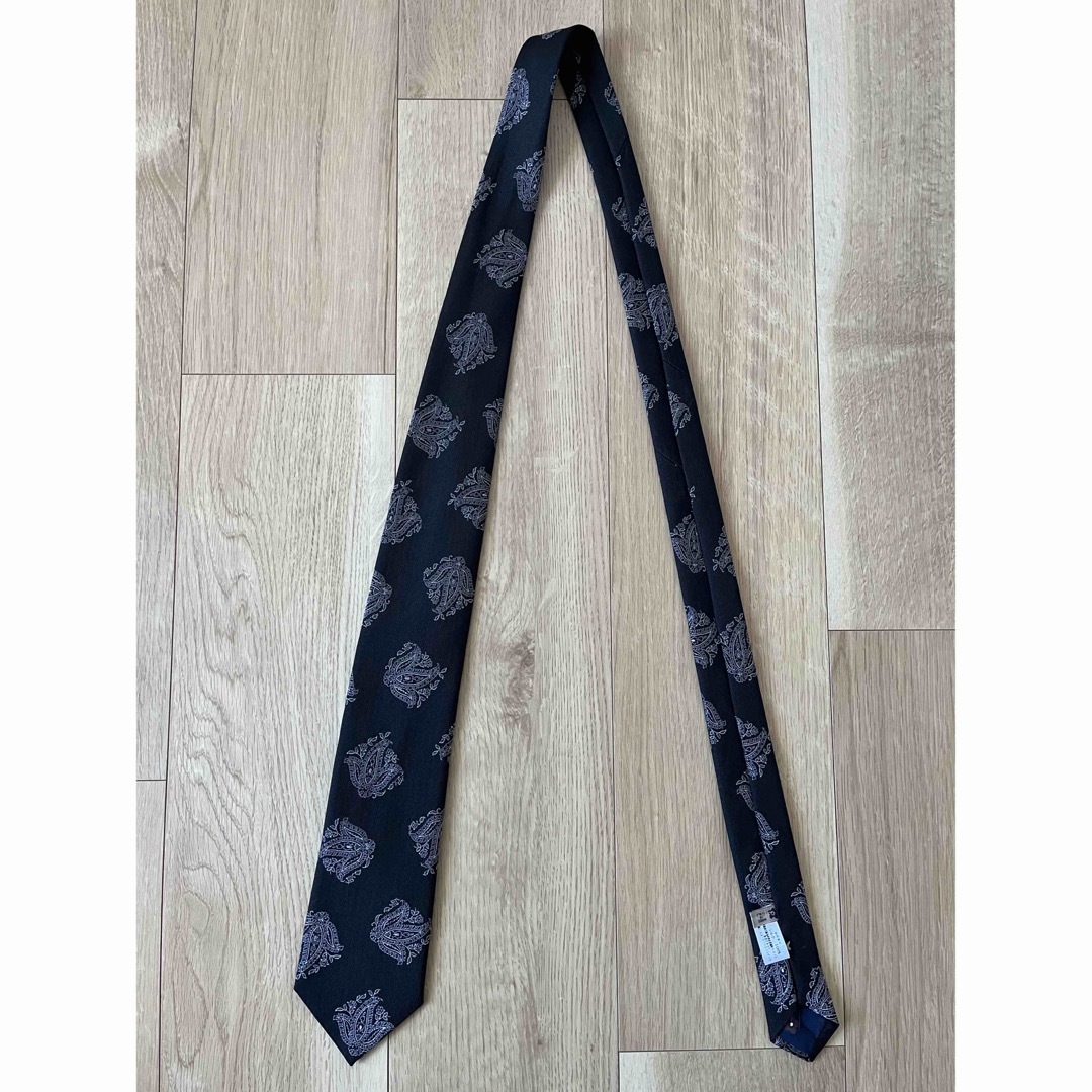 未使用　Fumagalli フマガリ　ネクタイ　ブラック　シルク メンズのファッション小物(ネクタイ)の商品写真