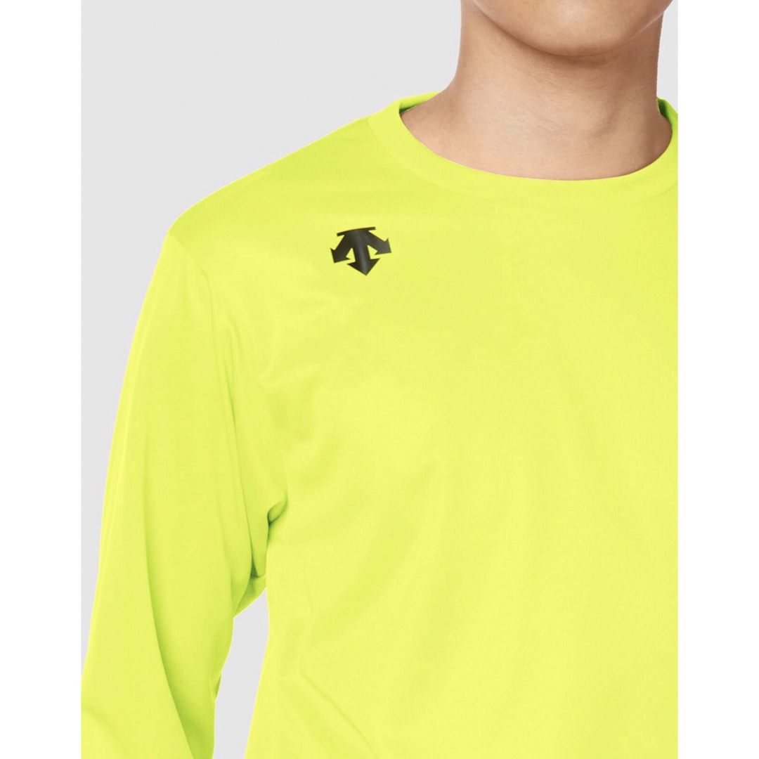 DESCENTE(デサント)のDESCENTE  ロングTシャツ　 スポーツプラクティスシャツ  Ｌ　イエロー メンズのトップス(Tシャツ/カットソー(七分/長袖))の商品写真