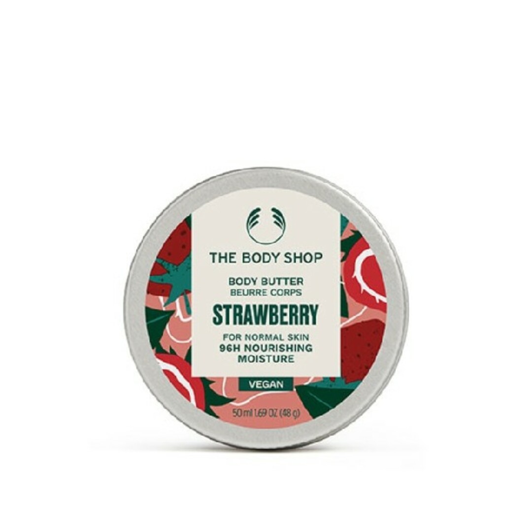 THE BODY SHOP(ザボディショップ)のボディショップ　ボディクリーム　ストロベリー　ヘアバンド　トートバッグ コスメ/美容のボディケア(ボディクリーム)の商品写真