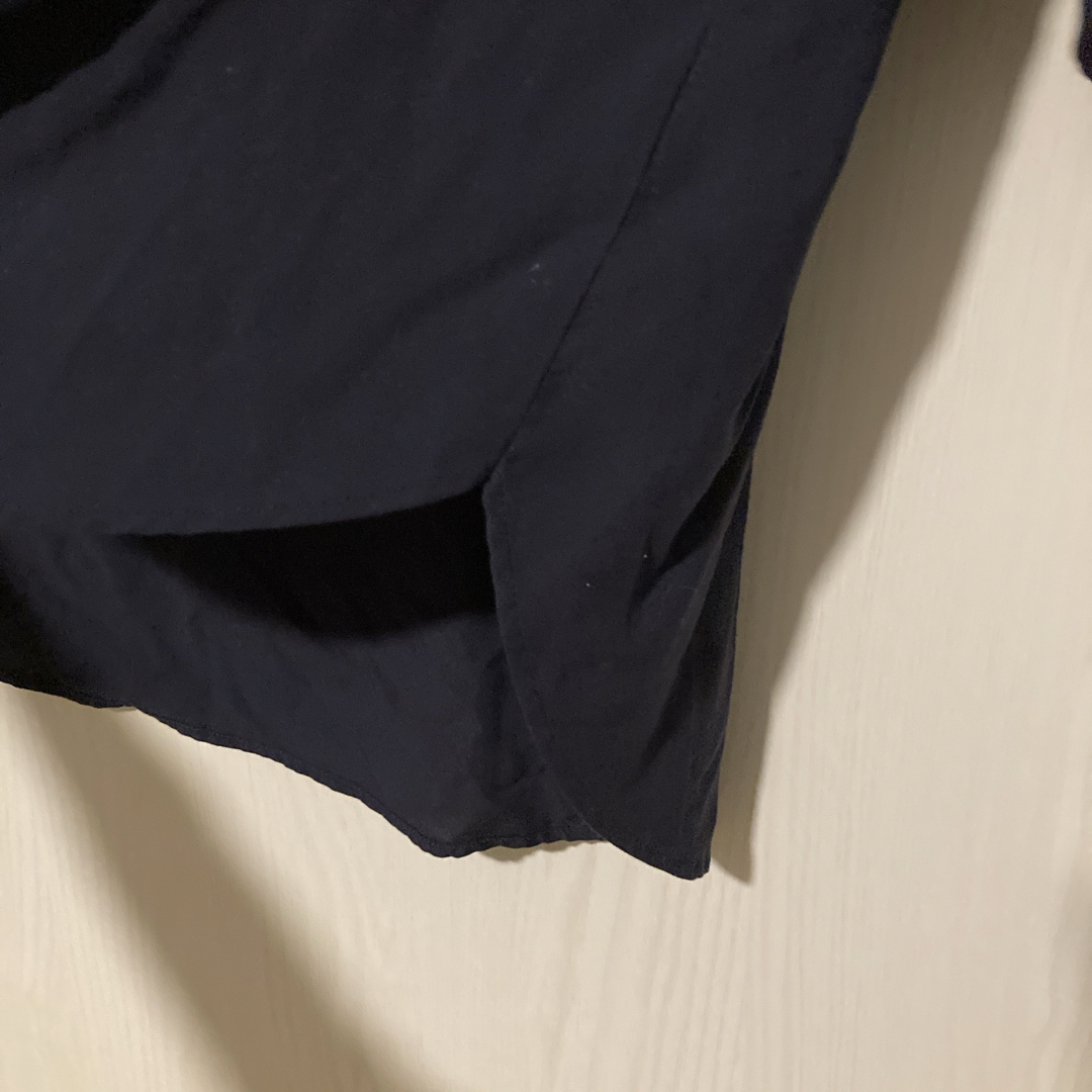 UNIQLO ネイビーのシャツ レディースのトップス(シャツ/ブラウス(長袖/七分))の商品写真