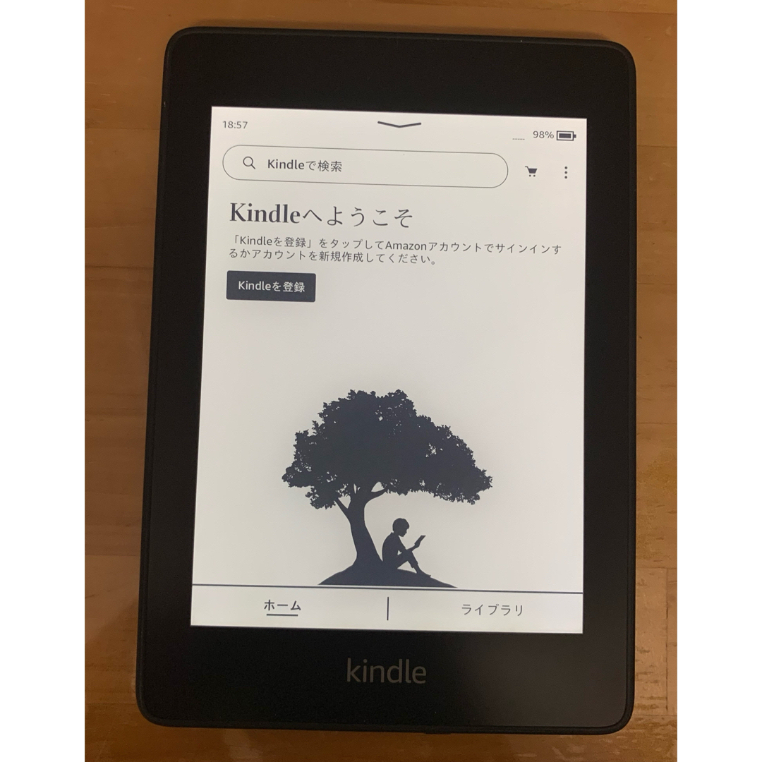Amazon(アマゾン)のKindle Paperwhite （第10世代） スマホ/家電/カメラのPC/タブレット(電子ブックリーダー)の商品写真